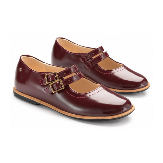 Bordo Polished Leather Strap for Girl by Manuela de Juan