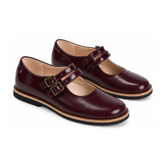 Bordo Polished Leather Strap for Girl by Manuela de Juan
