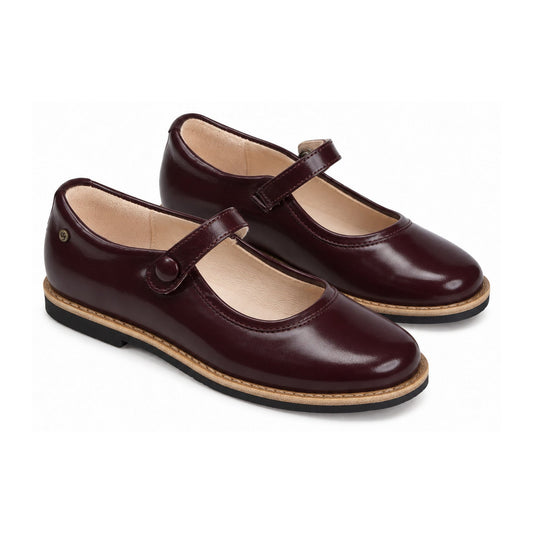 Bordo Polished Leather Strap for Girl by Manuela de Juan