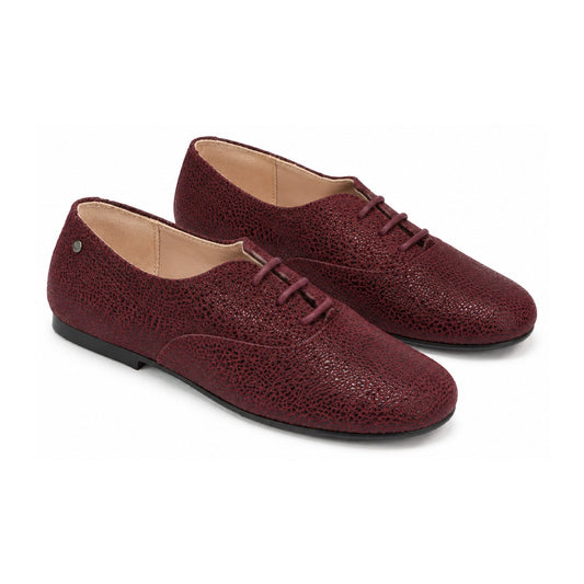 Bordo Soft Leather Lace for Girl by Manuela de Juan