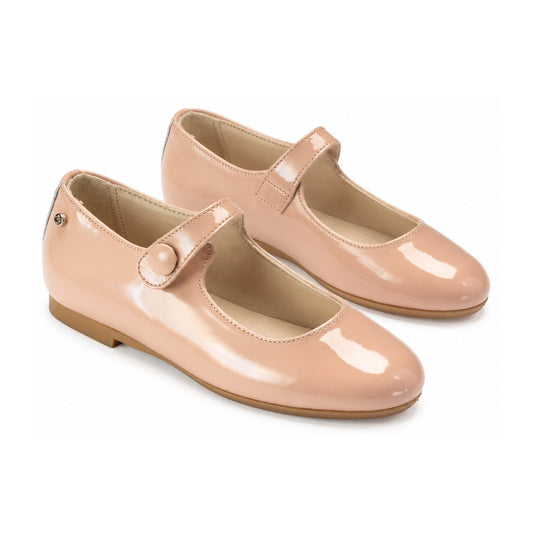 Blush Patent Leather Strap for Girl by Manuela de Juan
