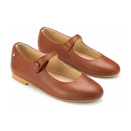 Tan Soft Leather Strap for Girl by Manuela de Juan