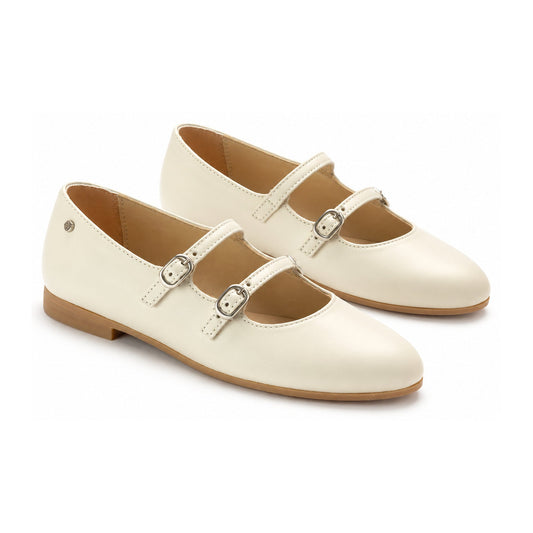 Beige Soft Leather Strap for Girl by Manuela de Juan