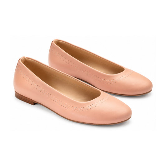 Pink Soft Leather Flats for Teen/Women by Manuela de Juan