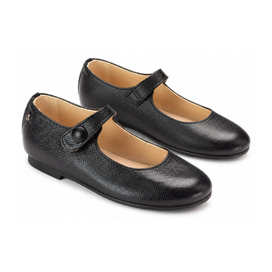 Black Patent Leather Strap for Girl by Manuela de Juan