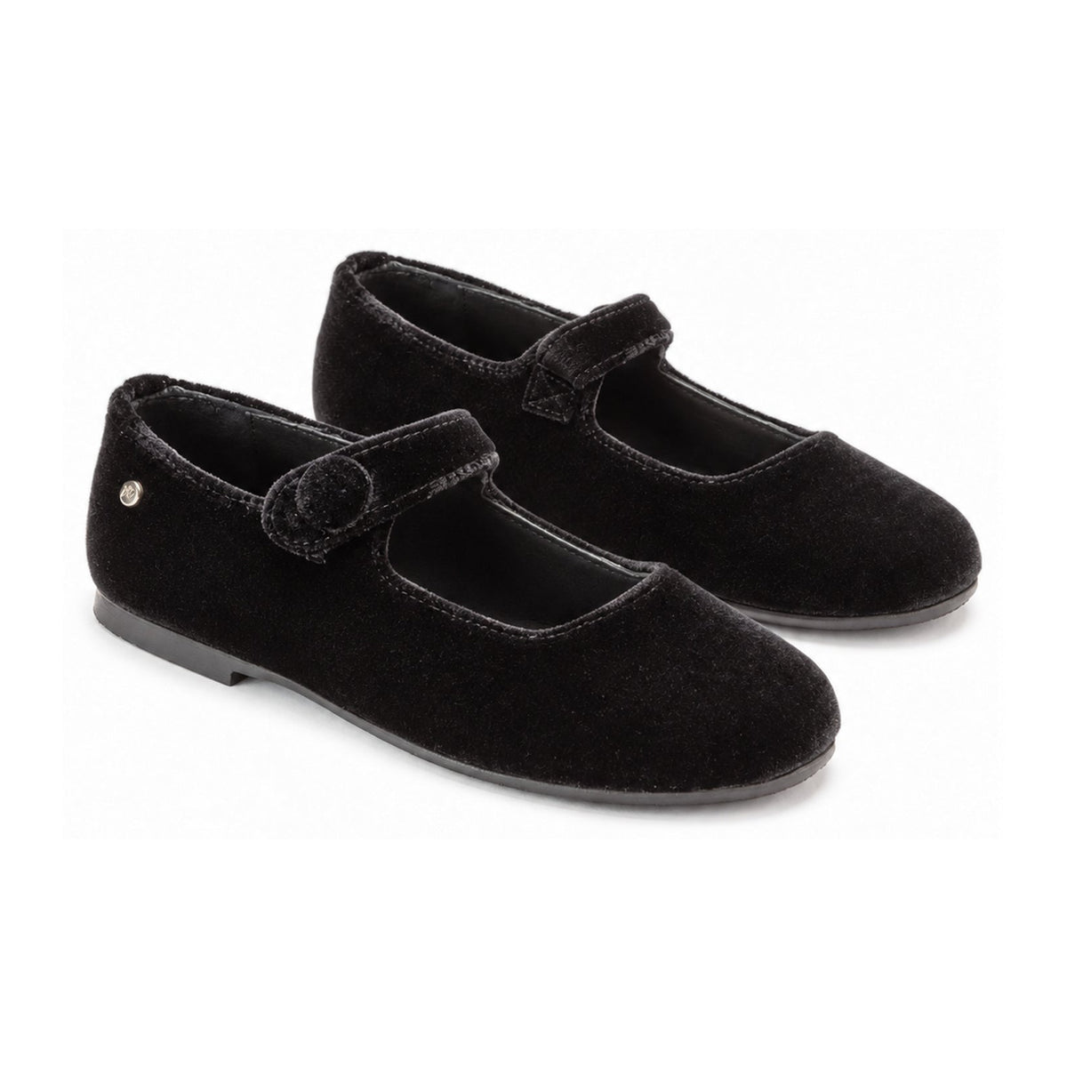 Gray Velvet Strap for Girl by Manuela de Juan