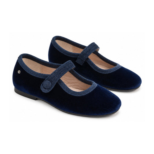 Navy Velvet Strap for Girl by Manuela de Juan