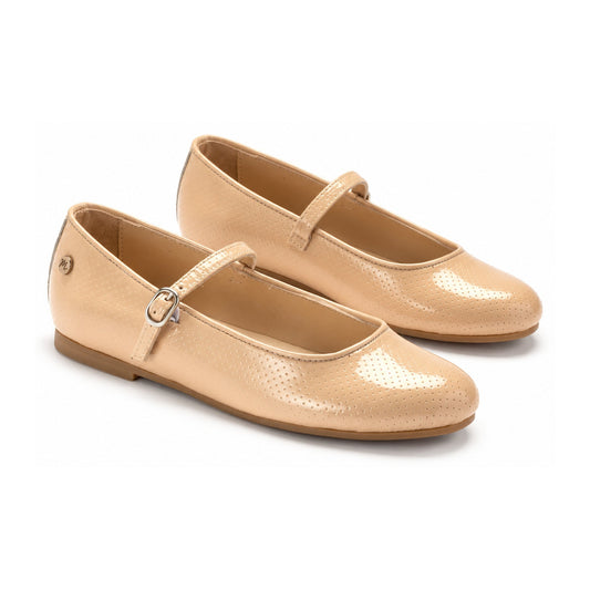 Blush Patent Leather Strap for Girl by Manuela de Juan