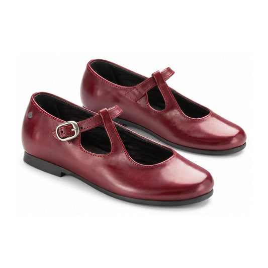Bordo Patent Leather Strap for Girl by Manuela de Juan