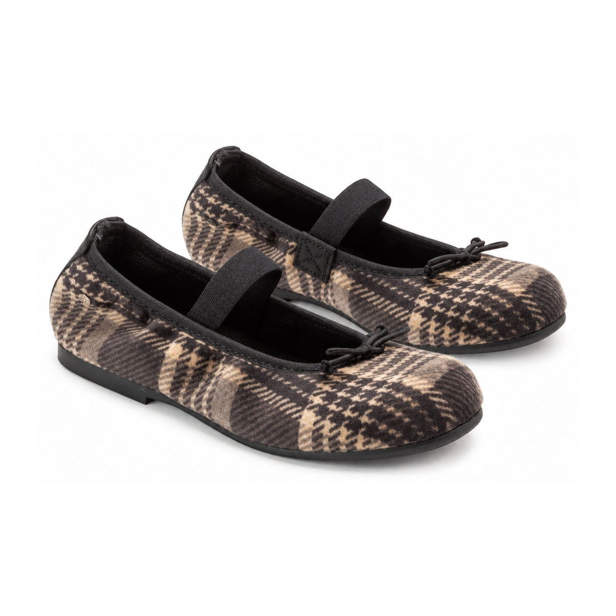 Scotch Camel Velvet Strap Shoes for Girls by Manuella de Juan
