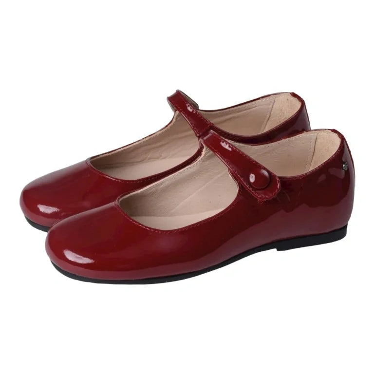 Mimi - Red Patent Leather Strap for Girl by Manuela de Juan Manuella de Juan