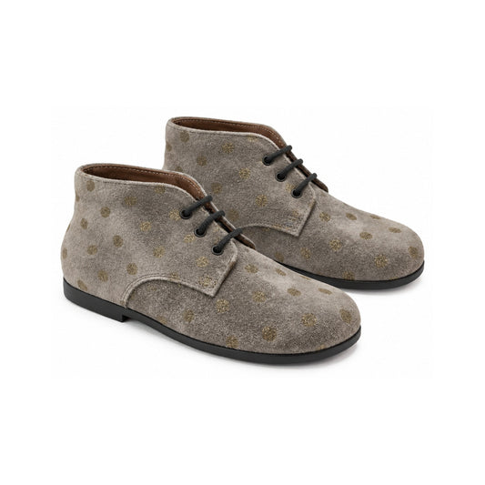 Taupe Suede Lace for Toddler by Pepe