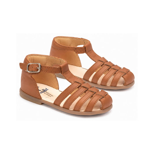 Classic Saddle Leather Baby Sandal