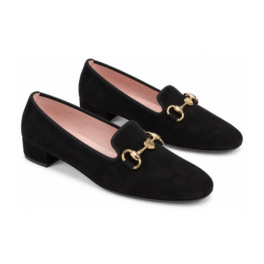 Black Suede Heel for Teen/Women by Pretty Ballerinas