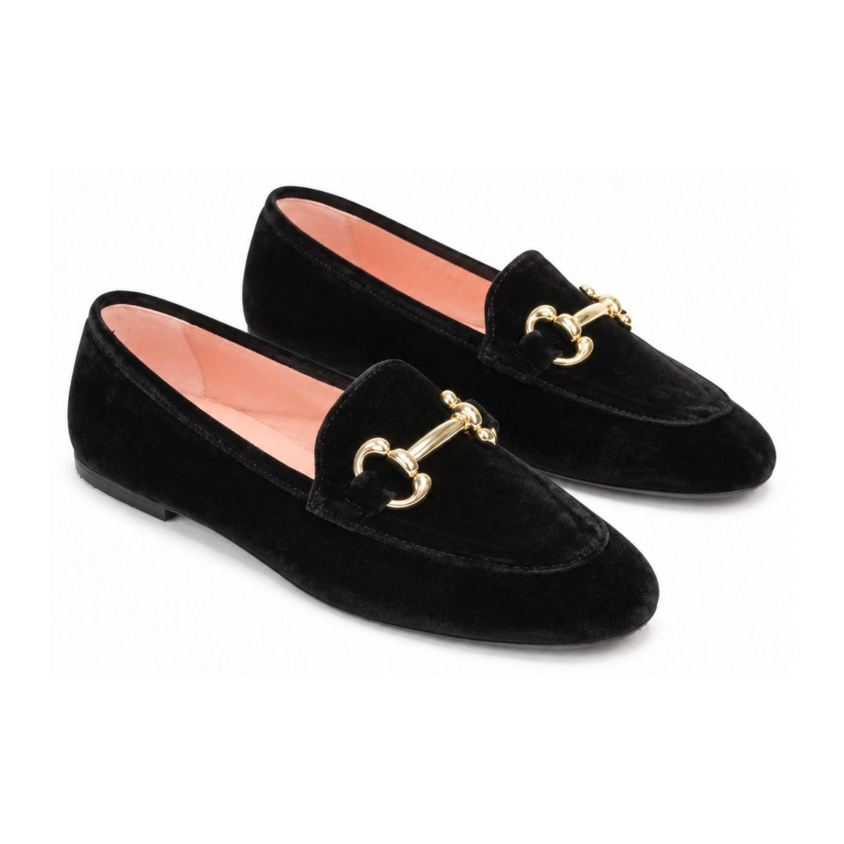 Black Velvet Flat Loafer for Teen/Women by Pretty Ballerinas