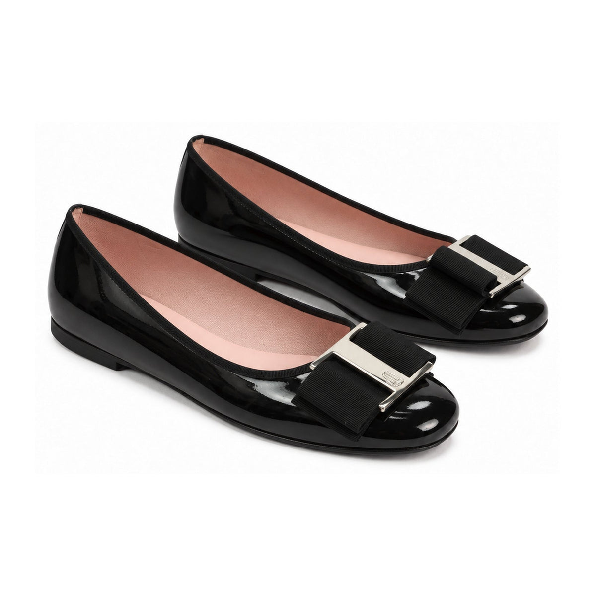 Black Patent Leather Flats for Teen/Women by Pretty Ballerinas