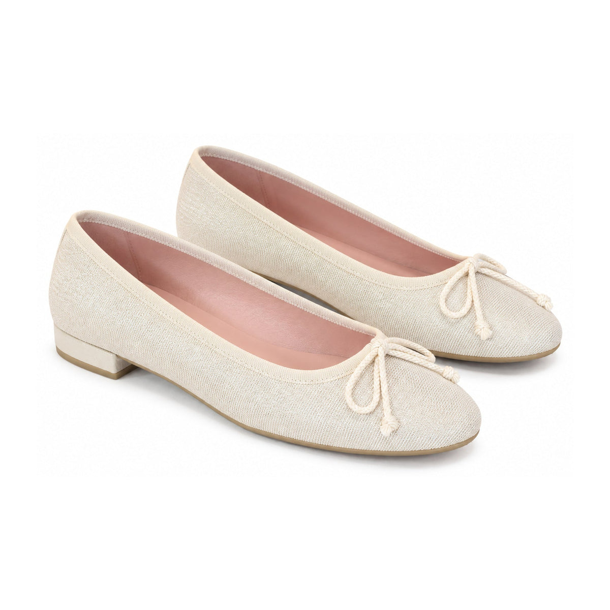 Beige Soft Leather Flats for Teen/Women by Pretty Ballerinas