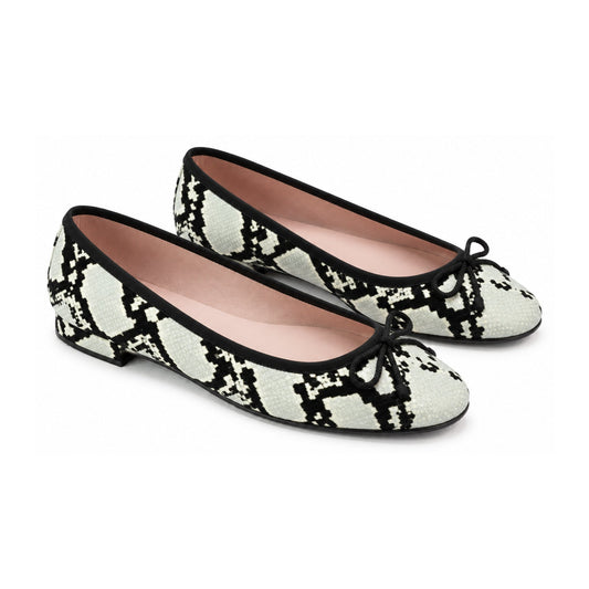 White Soft Leather Flats for Teen/Women by Pretty Ballerinas