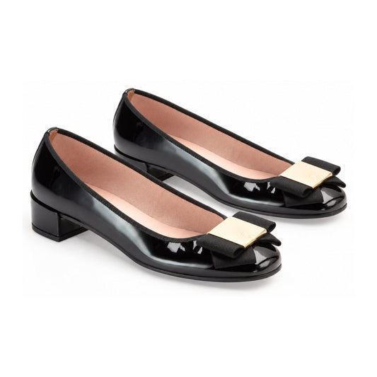 Black Patent Leather Flats for Teen/Women by Pretty Ballerinas