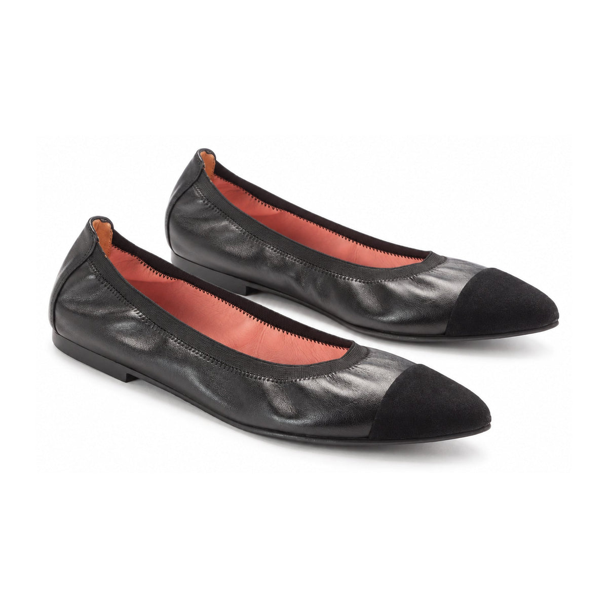 Black Soft Leather Flats for Teen/Women by Pretty Ballerinas