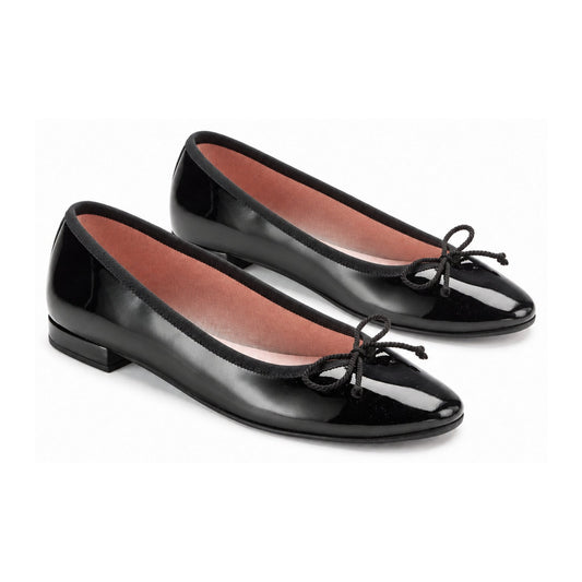 Black Patent Leather Flats for Teen/Women by Pretty Ballerinas