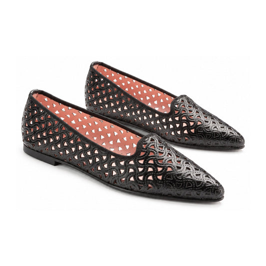 Black Soft Leather Flats for Teen/Women by Pretty Ballerinas