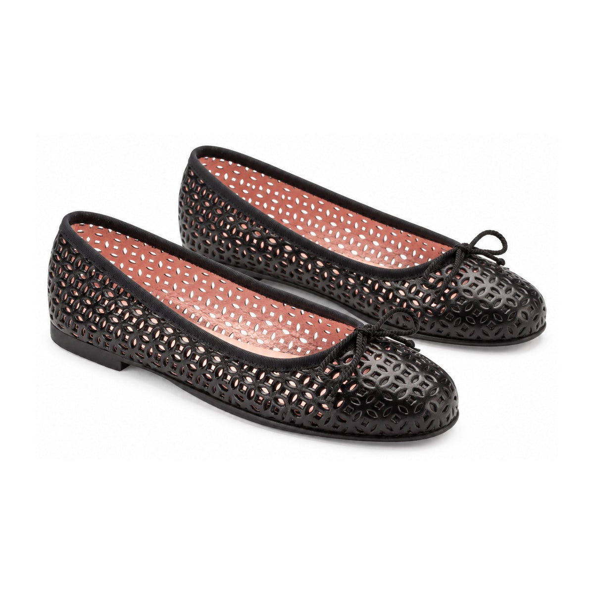 Black Soft Leather Flats for Teen/Women by Pretty Ballerinas