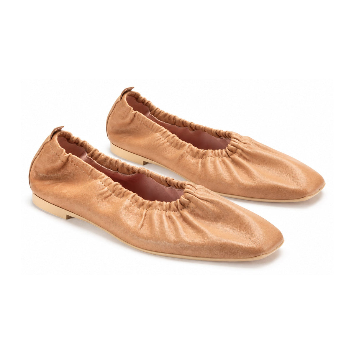 Nude Soft Leather Flats for Teen/Women by Pretty Ballerinas