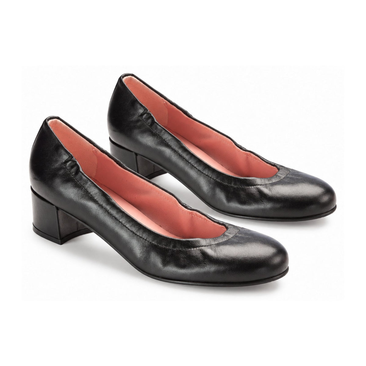 Black Soft Leather Heel for Teen/Women by Pretty Ballerinas