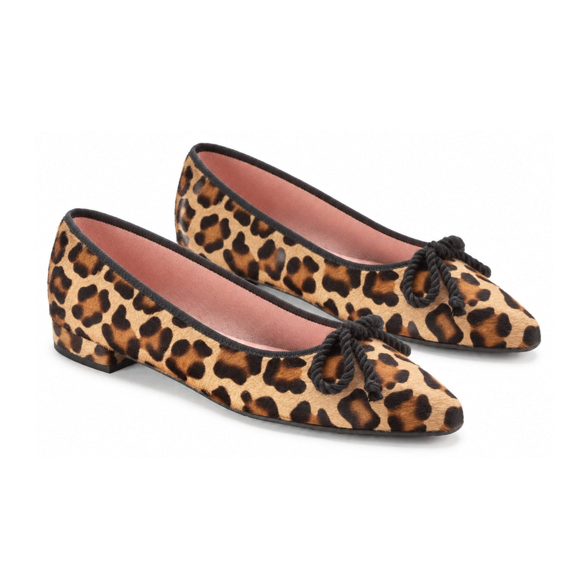 Leopard Soft Leather Flats for Teen/Women by Pretty Ballerinas