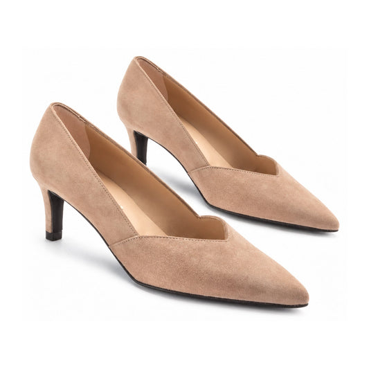 Taupe Suede for Teen/Women by Pretty Ballerinas