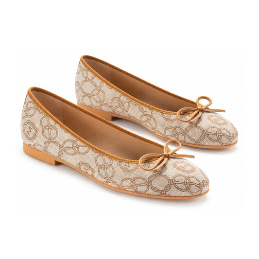 Tan Soft Leather Flats for Teen/Women by Pretty Ballerinas