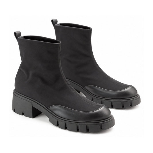 Black Stretch '50900 - Black Stretch Teen Bootie by Pretty Ballerinas'