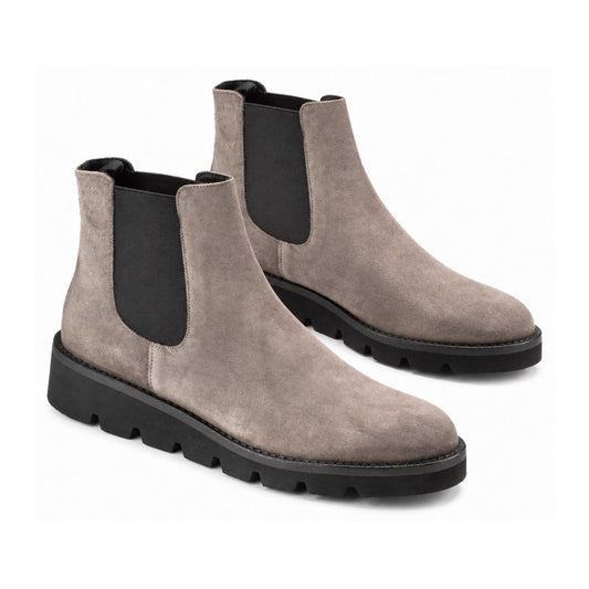 Stylish Black Leather Teens Boot Low