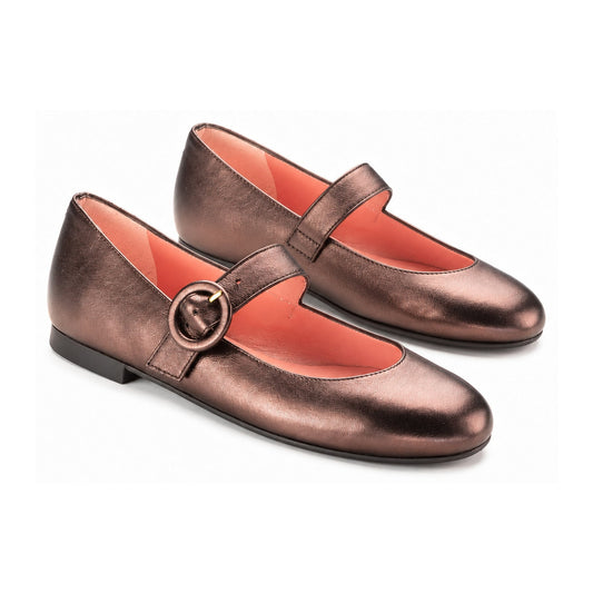 Bronze Teens Mary Jane Shoe