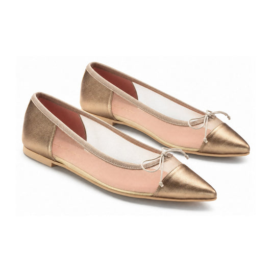 Gold Net Teens Net Shoe