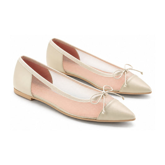 Pearl Net Teens Dressy Net Shoe