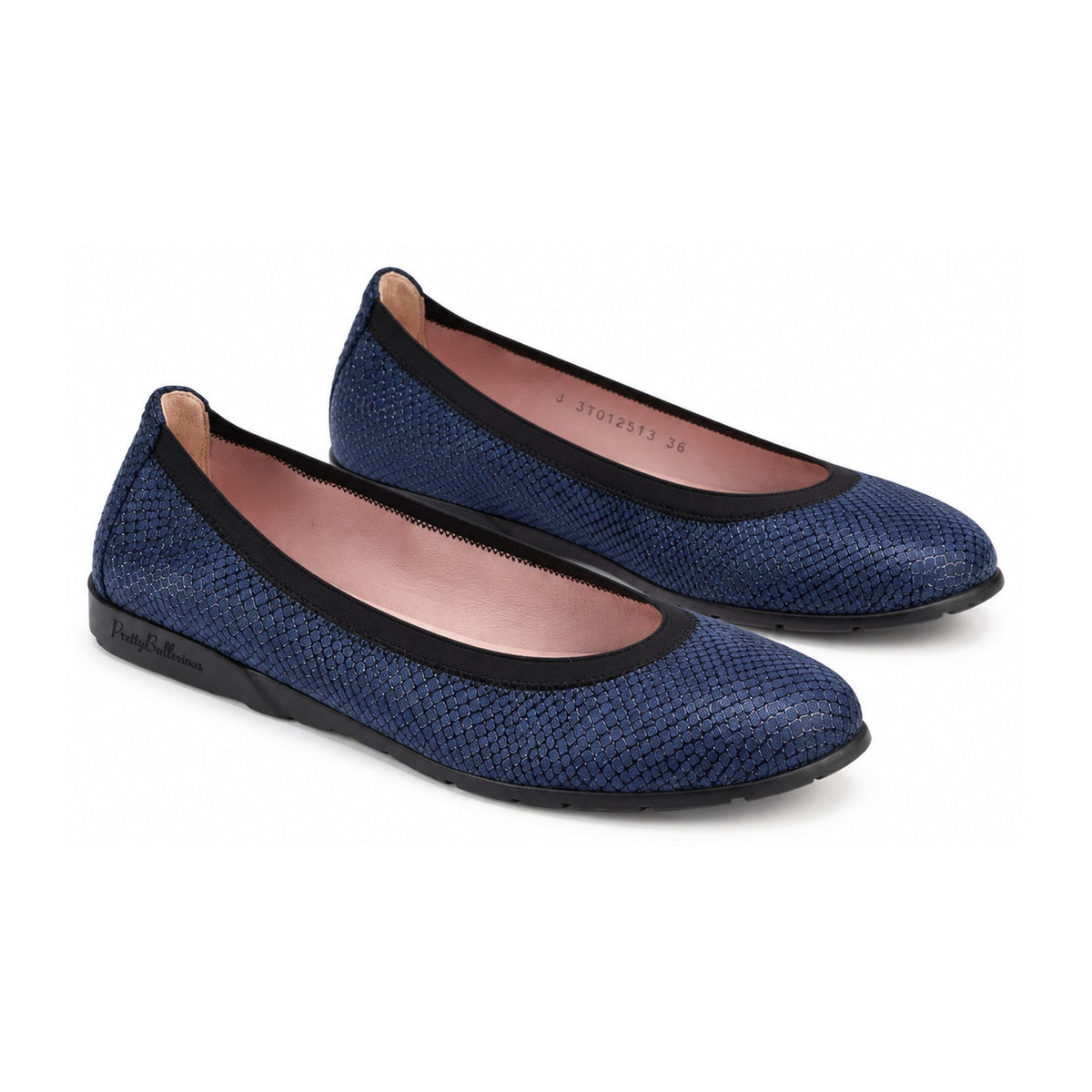Blue Soft Leather Flats for Teen/Women by Pretty Ballerinas