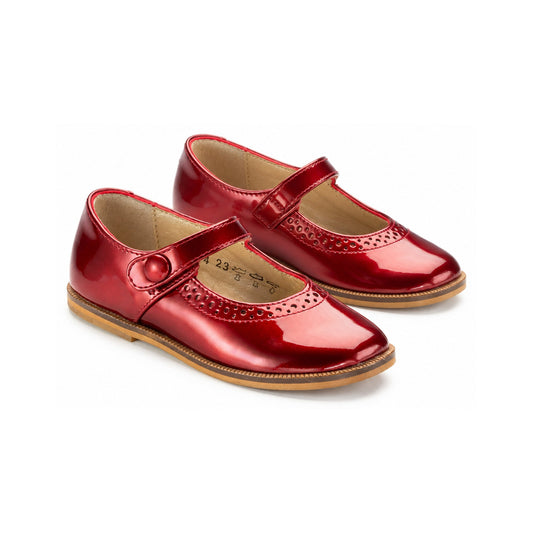 Bordo Patent Toddler Mary Jane Dress Shoes